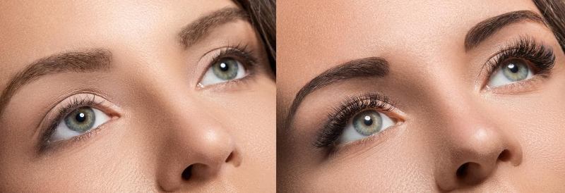Permanent Makeup - Augenbrauen vorher nachher